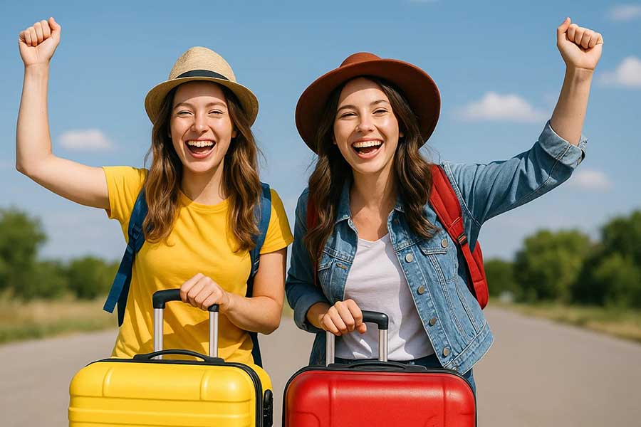 Les astuces pour une valise bien préparée et des vacances réussies pour les filles.