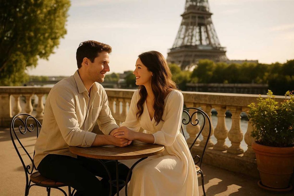 Une escapade romantique dans un lieu symbolique